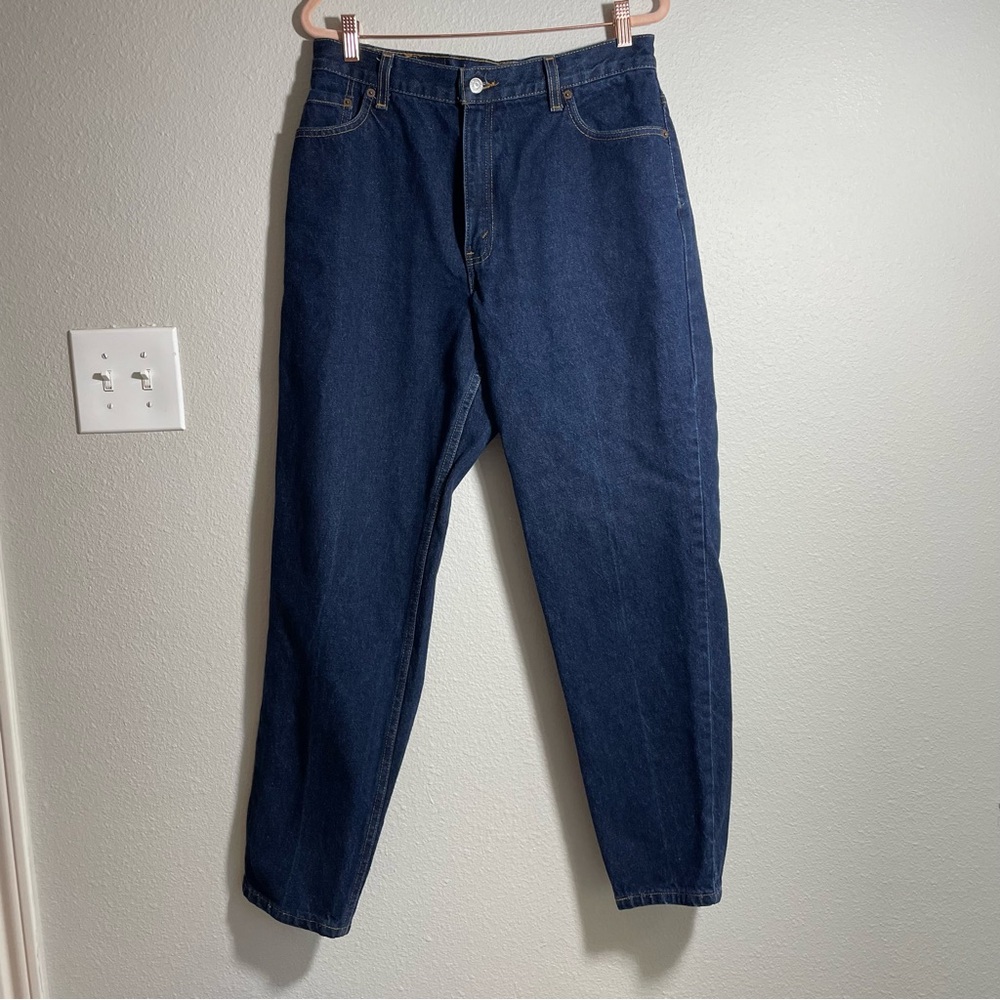 Levi's | Vintage 550 2000/Y2K Dark Wash Tapered Relaxed Fit Denim Jeans 14